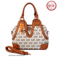 michael kors logo signature medium grijs boekentassen Hoenzadriel Shop kcaox537